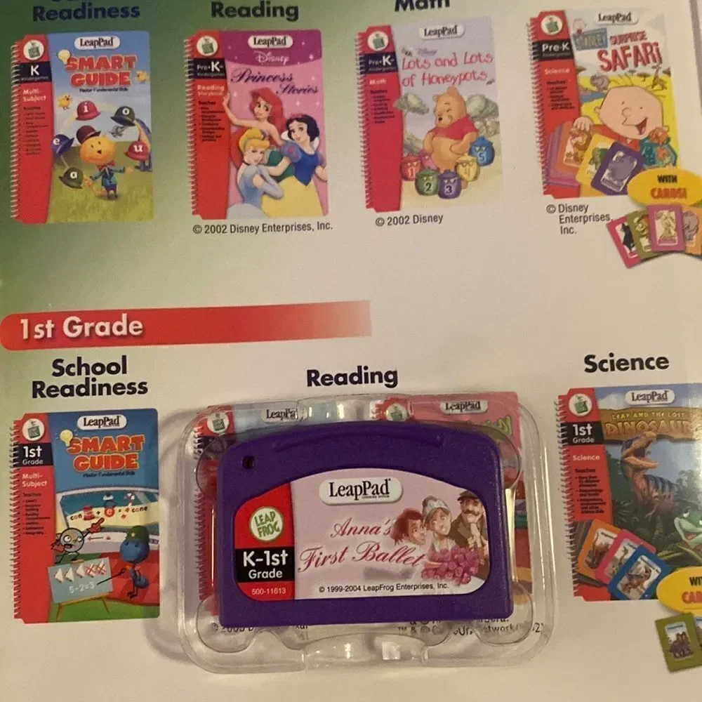 LeapFrog LeapPad Anna’s First Ballet Interactive Book Set K-1st Graders NWT